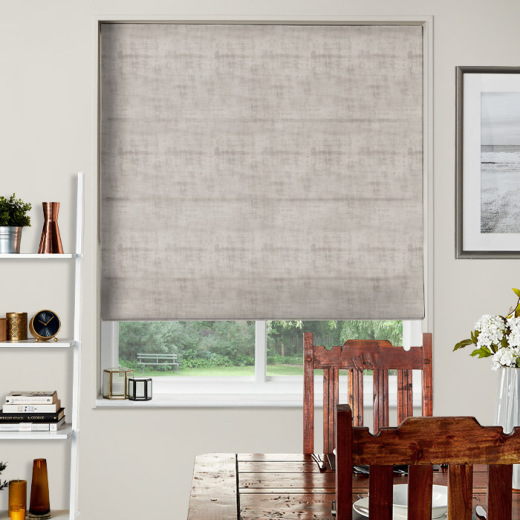 Made To Measure Roman Blinds Alessia Velvet Taupe
