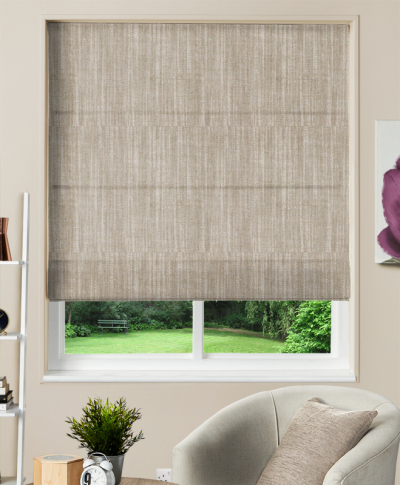 Made To Measure Roman Blinds Biarritz Cappuccino