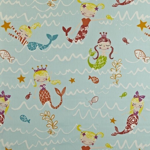 Mermaid Aqua Fabric