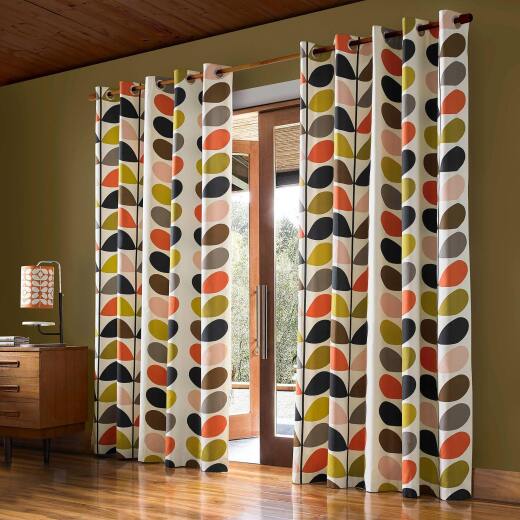 Multi Stem Ready Made Curtains Orla Kiely