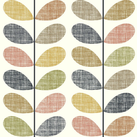 Orla Kiely Scribble Stem Multi Fabric