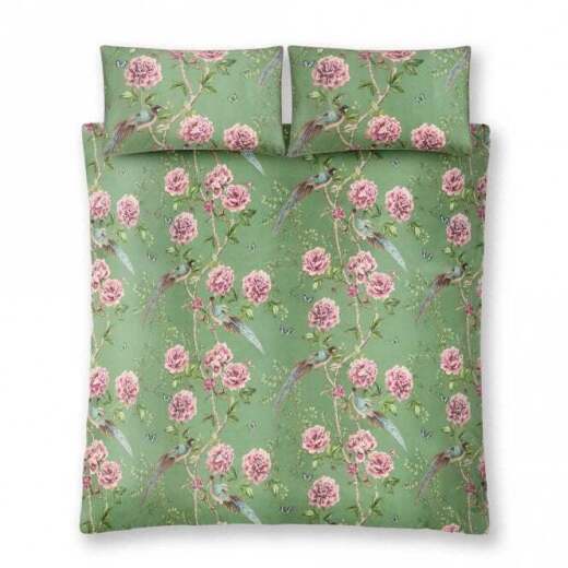 Paloma Faith Vintage Chinoiserie Jade Bedding