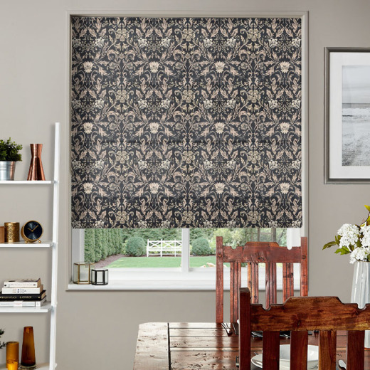 Rococo Ebony Roman Blind