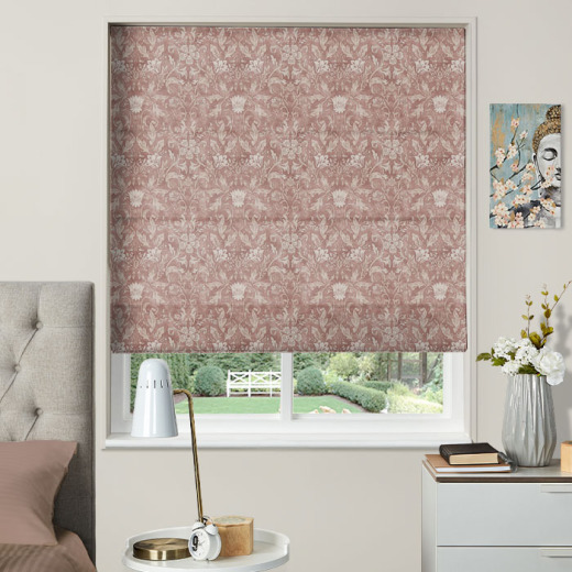 Rococo Rosemist Roman Blind