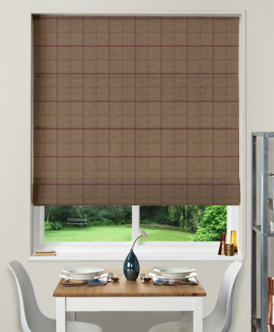 Made To Measure Roman Blind Bamburgh Heather