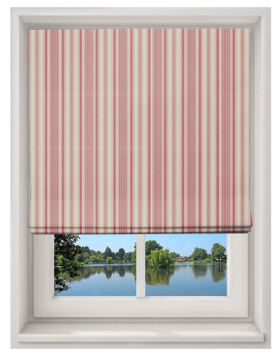 Made To Measure Roman Blind Belle Raspberry