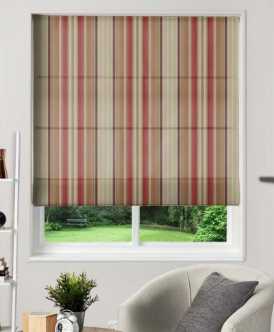 Made To Measure Roman Blind Braemar Cardinal