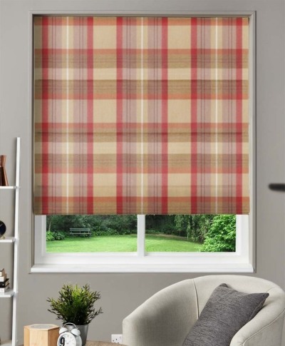 Made To Measure Roman Blind Cairngorm Cardinal