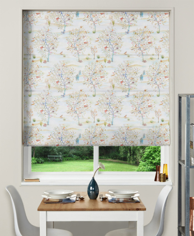 Made To Measure Roman Blind Coppice Autumn Cream