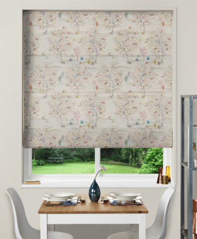 Made To Measure Roman Blind Coppice Summer Linen