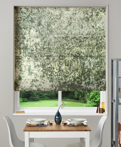 Made To Measure Roman Blind Crush Velvet Sage