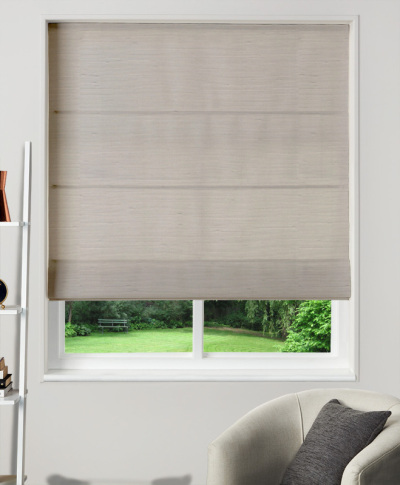 Made To Measure Roman Blind Dupion Faux Silk Angora