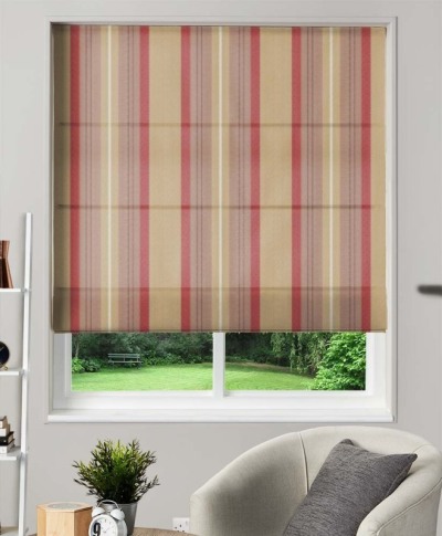 Made to Measure Roman Blind Glenfinnan Cardinal