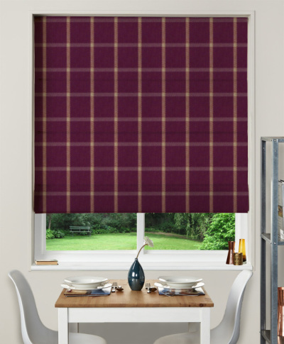 Made To Measure Roman Blind Halkirk Thistle