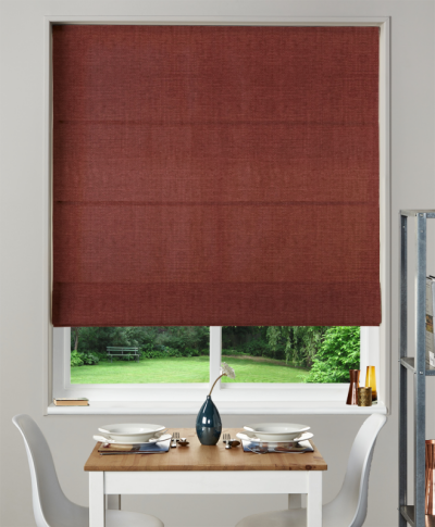 Made To Measure Roman Blind Henley Cinnabar