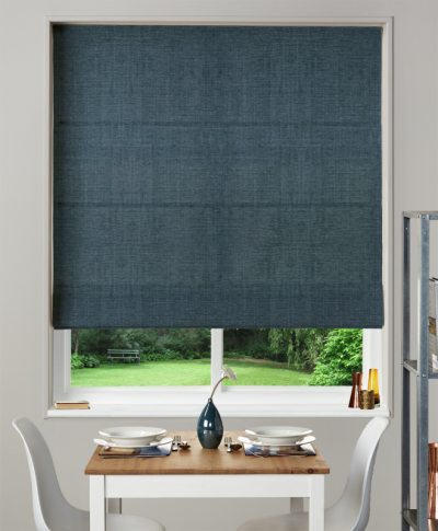 Made To Measure Roman Blind Henley Denim