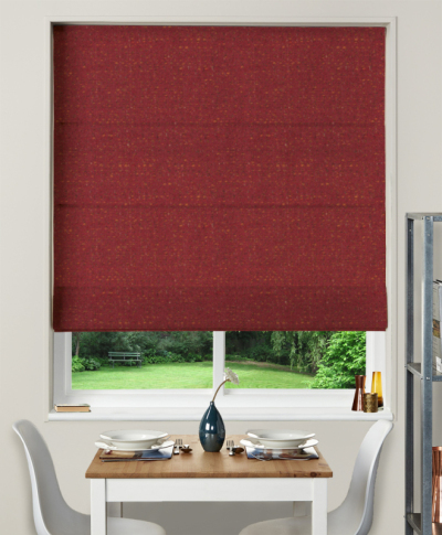 Made to Measure Roman Blind Iona Tangerine