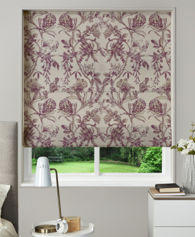 MAde To Measure Roman Blind Linley Garnet