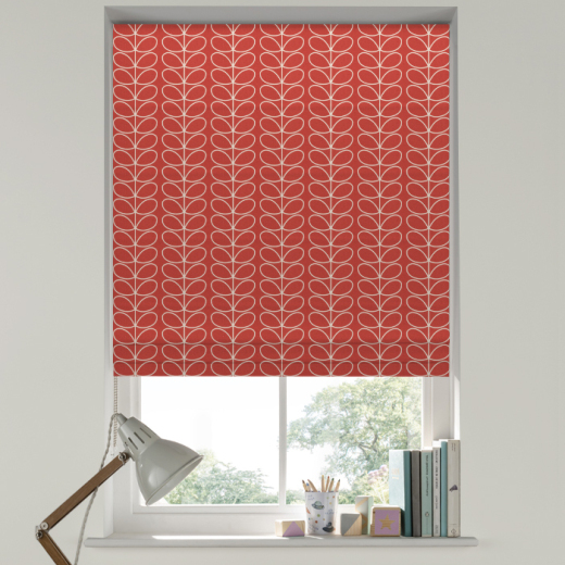 Roman Blind Orla Kiely Linear Stem Tomato