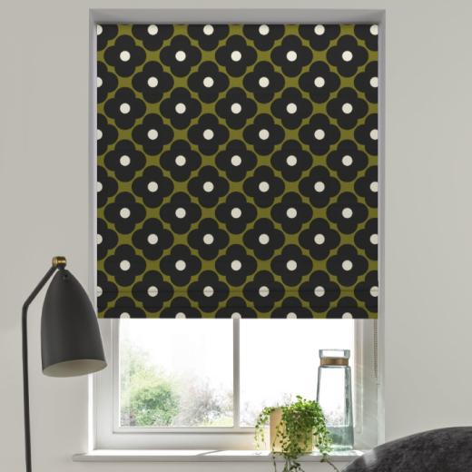 Roman Blind Orla Kiely Spot Flower Seagrass