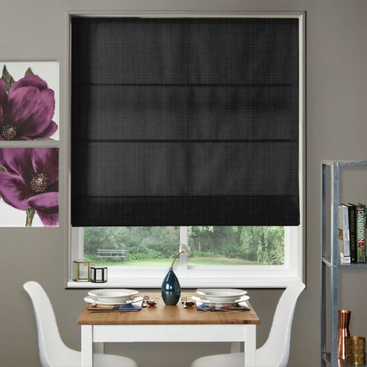 Made To Measure Roman Blind Poro Ebony