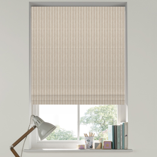 Roman Blind Rowing Stripe Oatmeal