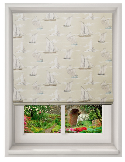 Made To Measure Roman Blind Skipper Surf