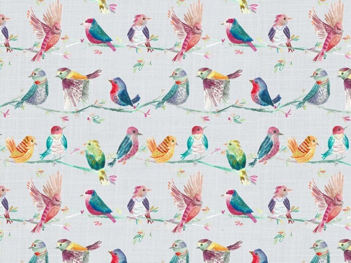 Made To Measure Roman Blinds Birdy Branch Blossom