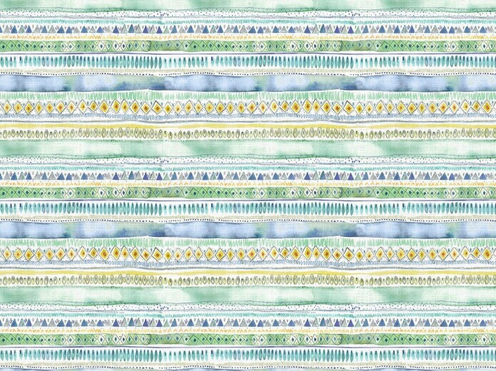 Made To Measure Roman Blinds Carnival Stripe Lagoon