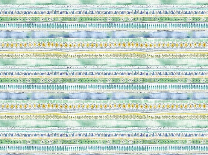 Made To Measure Roman Blinds Carnival Stripe Lagoon