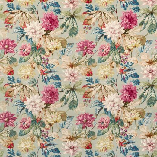 Made To Measure Roman Blinds Dahlia & Rosehip Velvet Mulberry/Grey