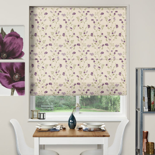 Made To Measure Roman Blinds Enchanted Heather
