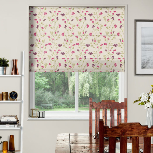 Made To Measure Roman Blinds Enchanted Magenta