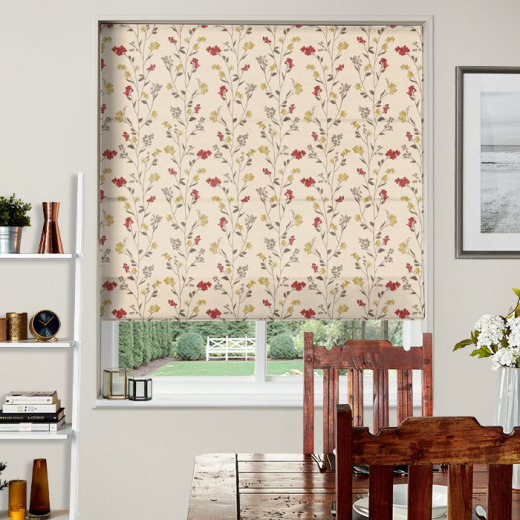 Made To Measure Roman Blinds Enchanted Rouge
