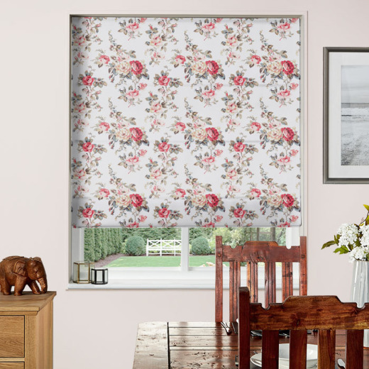 Made To Measure Roman Blind Garden Rose Multi