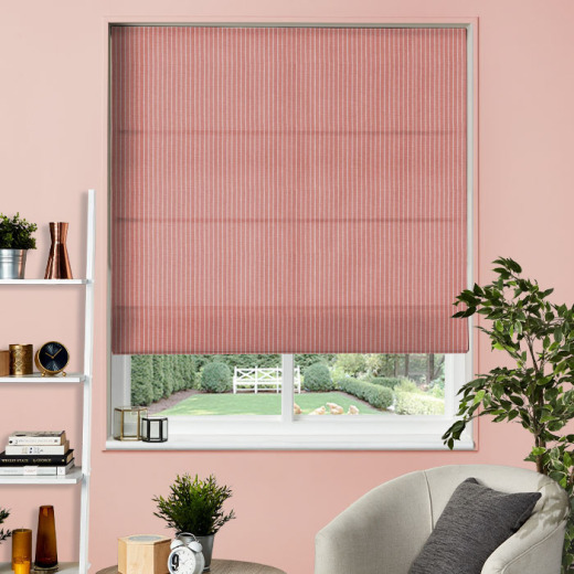 Hartford Raspberry Roman Blinds