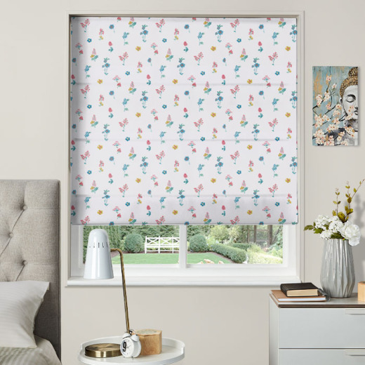 Made To Measure Roman Blind Sprig Twilight Multi