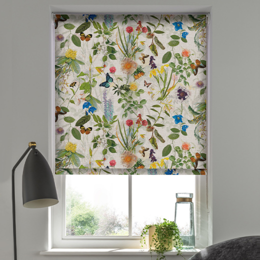 Secret Garden Linen Roller Blind