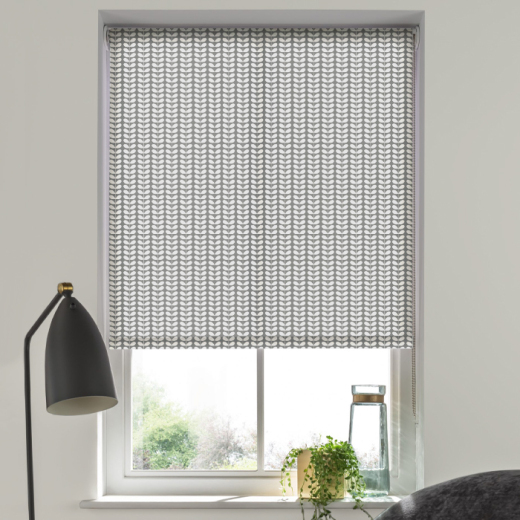 Made To Measure Tiny Stem Cool Grey Roller Blind