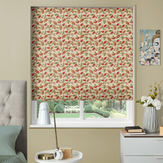 Vercelli Burnt Orange Roman Blind