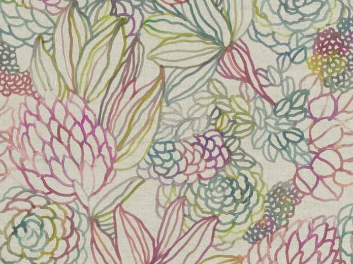 Althorp Sorbet Linen Fabric