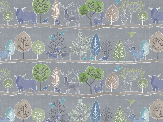 Ariundle Cornflower Fabric