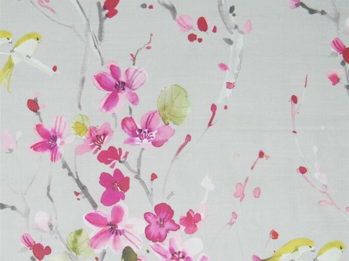 Armathwaite Blossom Silver Fabric