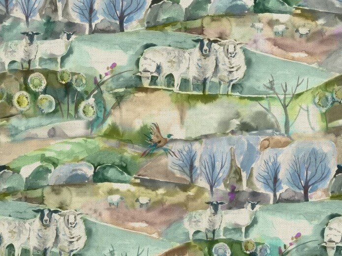 Buttermere Sage Fabric