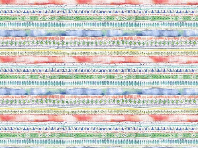 Carnival Stripe Primary Fabric