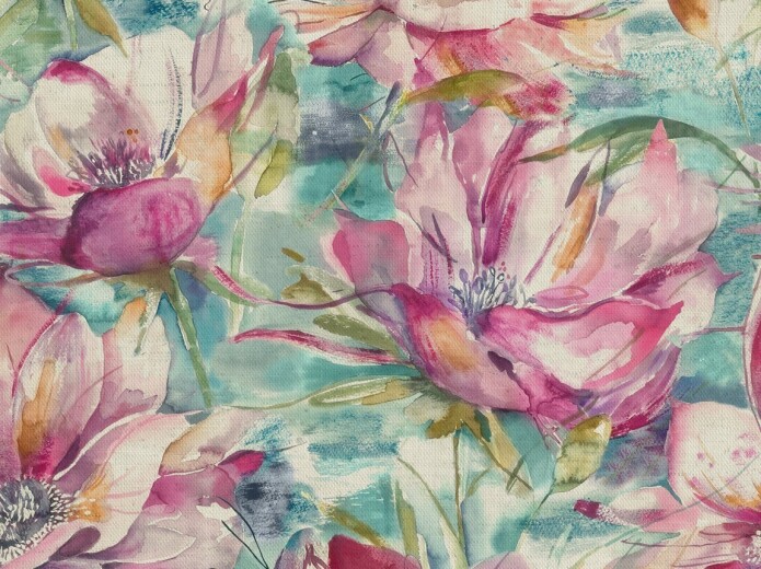 Dusky Blooms Sweetpea Fabric