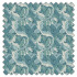 Swatch of Acanthus Teal by Clarke And Clarke
