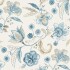 Anushka China Blue Fabric by The Pure Edit