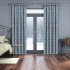 Curtains in Block Work Denim