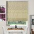 Roman Blind in Block Work Ochre